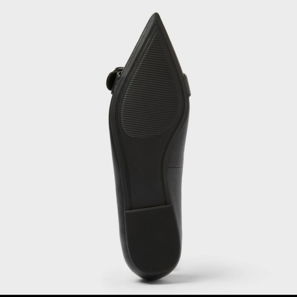 A New Day | Women's Valentina Pointed Toe Buckle Ballet Flats with Memory Foam - Picture 3 of 5